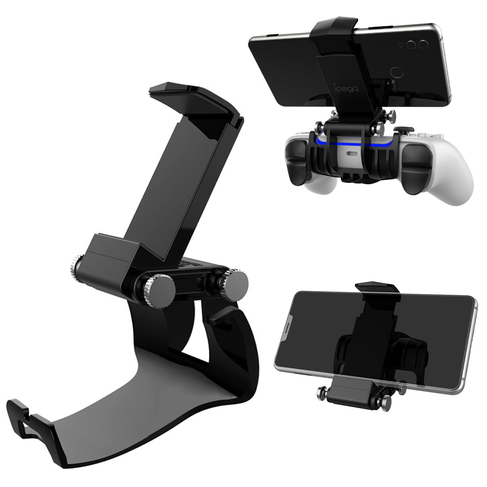 IPEGA PG-P5005 Cell Phone Stand for PS5 Gamepad Game Controller Mount Hand Grip Smartphone Clip Holder IPEGA PG-P5005 Cell Phone Stand for PS5 Gamepad Game Controller Mount Hand Grip Smartphone Clip Holder